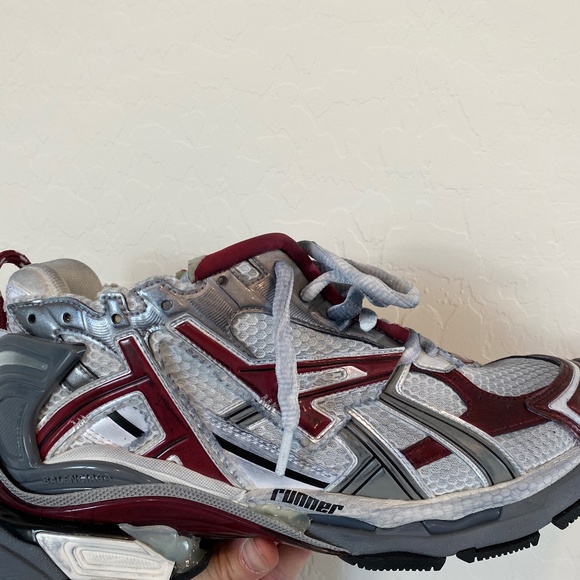 Balenciaga Runner Sneakers GRAY/BURG